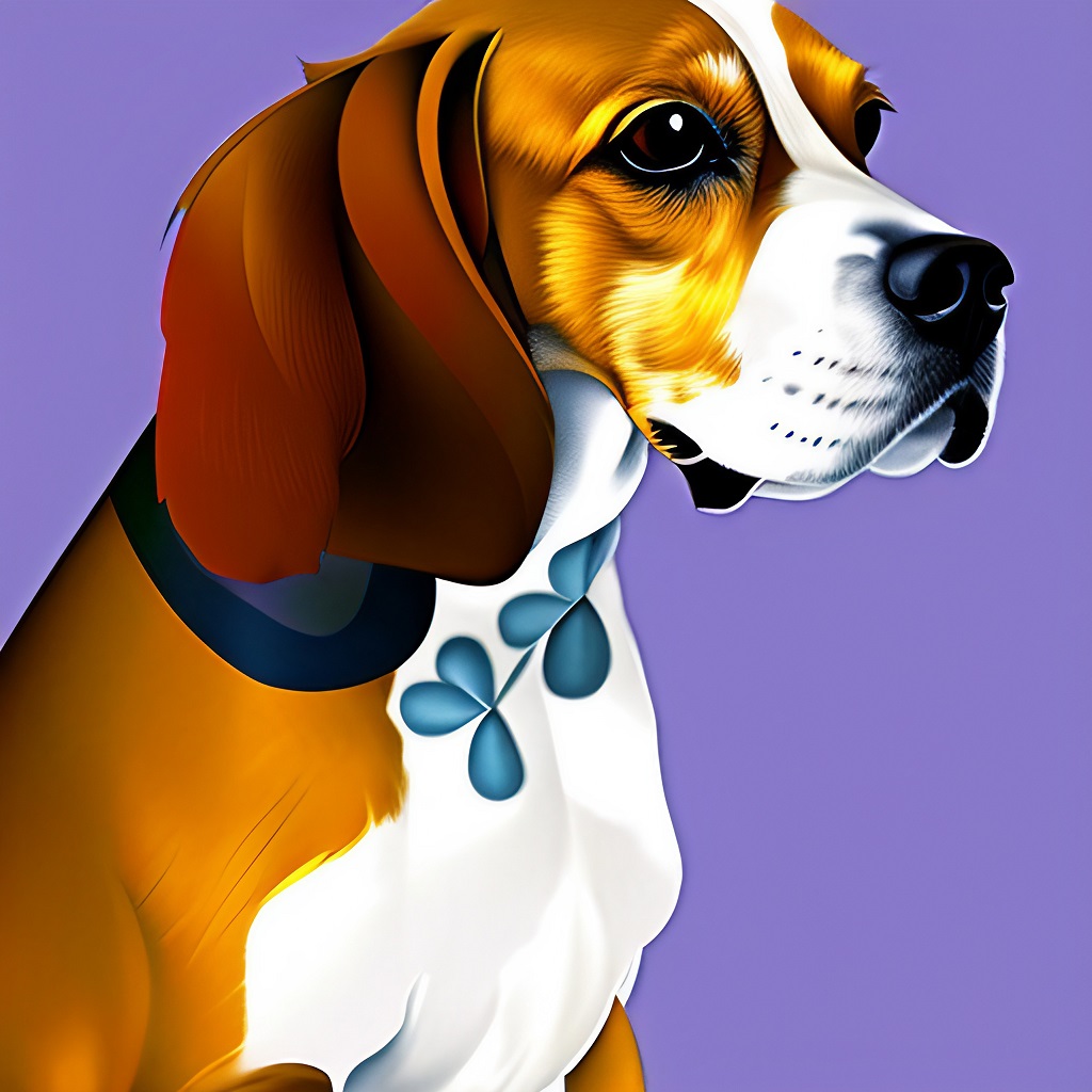 Georgia O'Keeffe Beagle 3